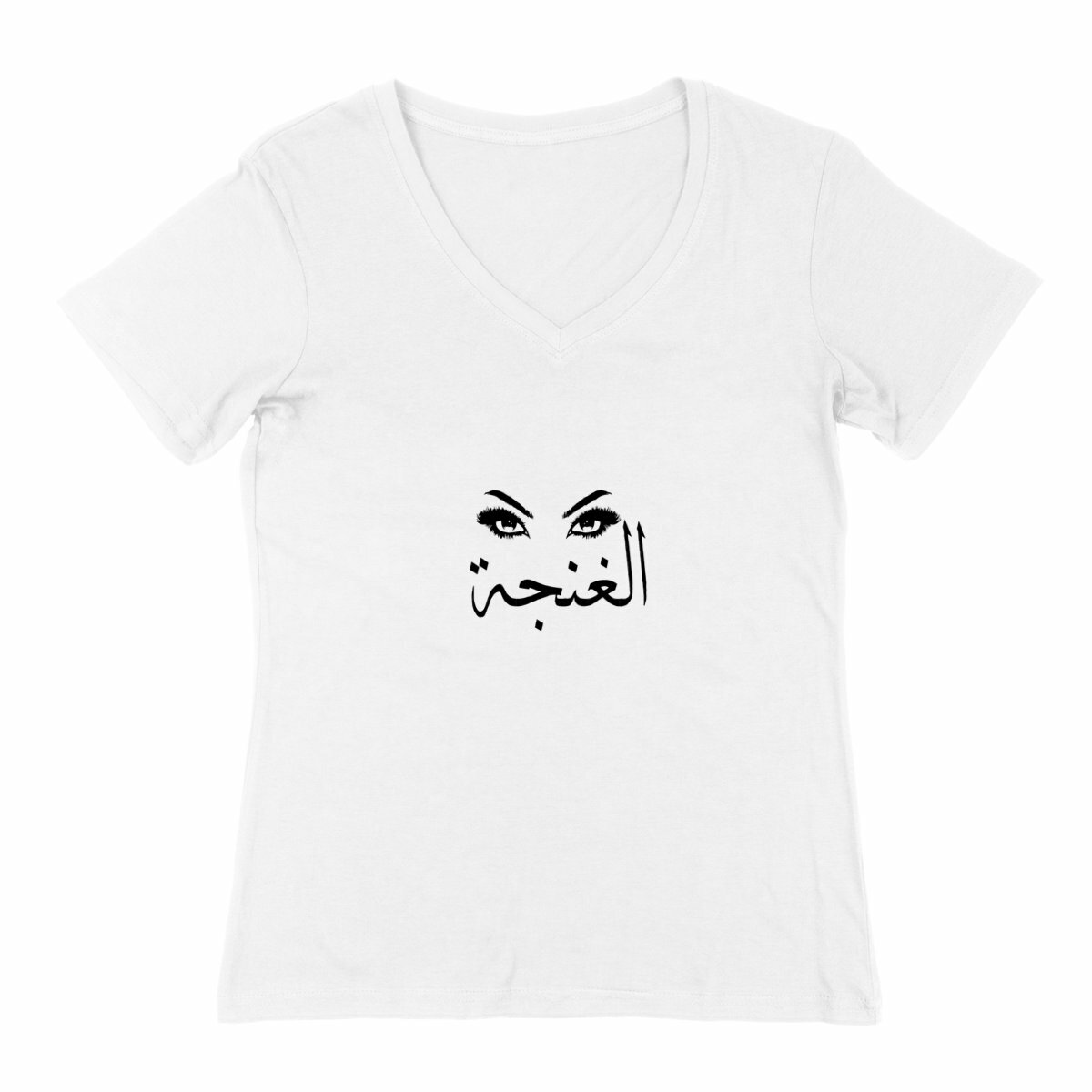 T-shirt Femme Col V El-ghanja
