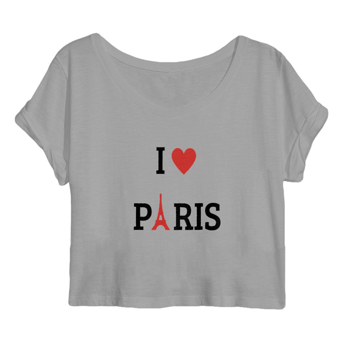 Crop top Femme I LOVE PARIS