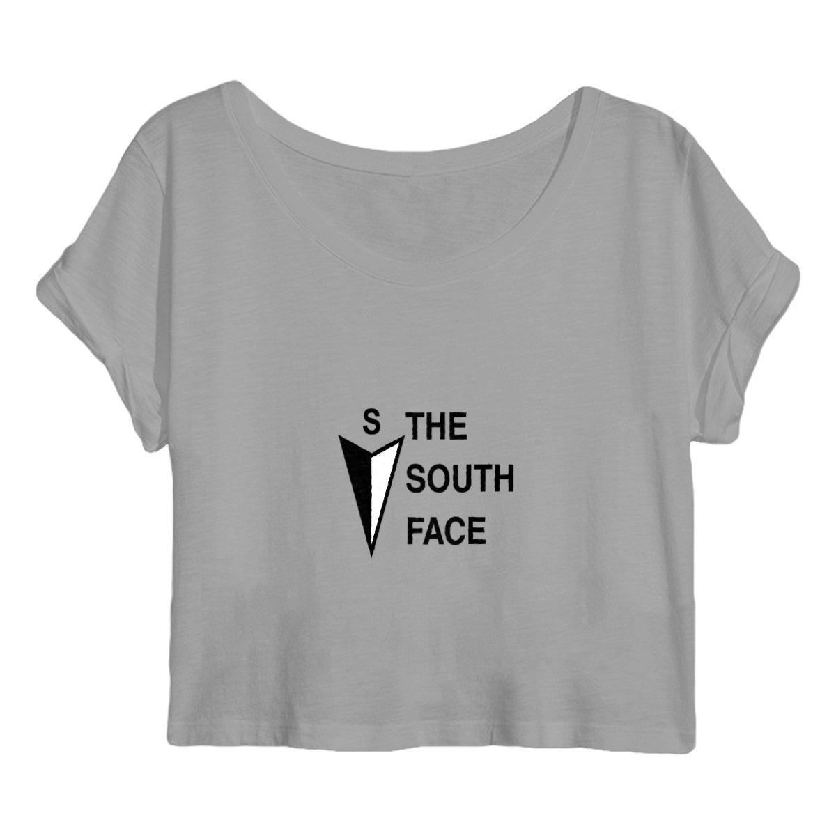 Crop Top Bio Femme – "THE SOUTH FACE – Libre & Légère"