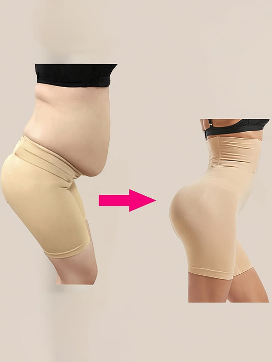 Gaine taille haute post-partum, culotte galbante sans couture pour ventre plat et fesses rehaussées