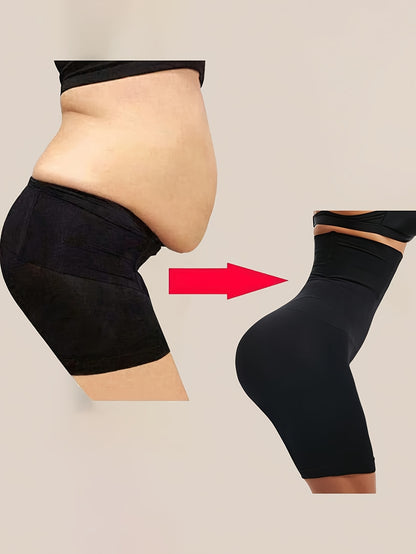 Gaine taille haute post-partum, culotte galbante sans couture pour ventre plat et fesses rehaussées