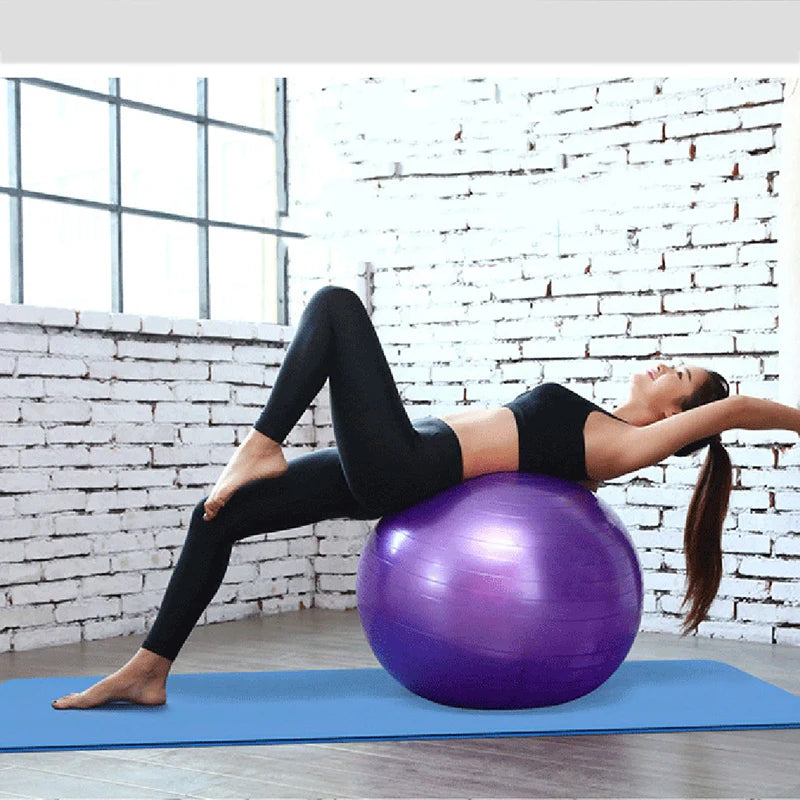 Balles de Fitness en PVC 45cm - Balles de Yoga Épaisses Anti-Explosion