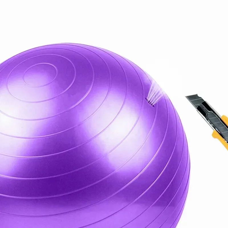 Balles de Fitness en PVC 45cm - Balles de Yoga Épaisses Anti-Explosion