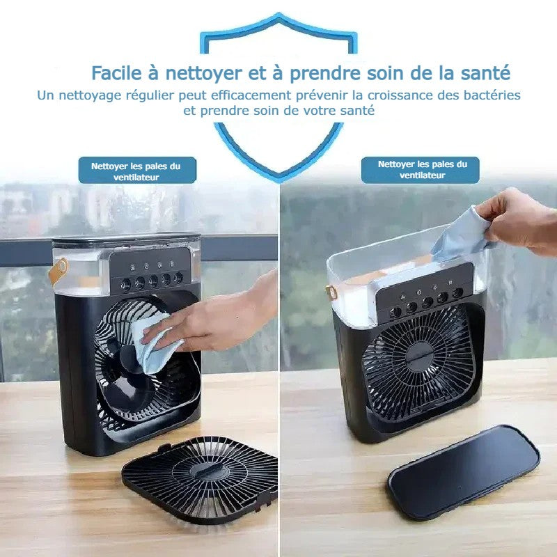 Climatiseur Portable avec LED et Brumisateur