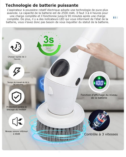 Brosse de Nettoyage Électrique Multifonction 8 en 1 WMJS: Solution Puissante pour une Maison Impeccable