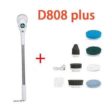 Brosse de Nettoyage Électrique Multifonction 8 en 1 WMJS: Solution Puissante pour une Maison Impeccable