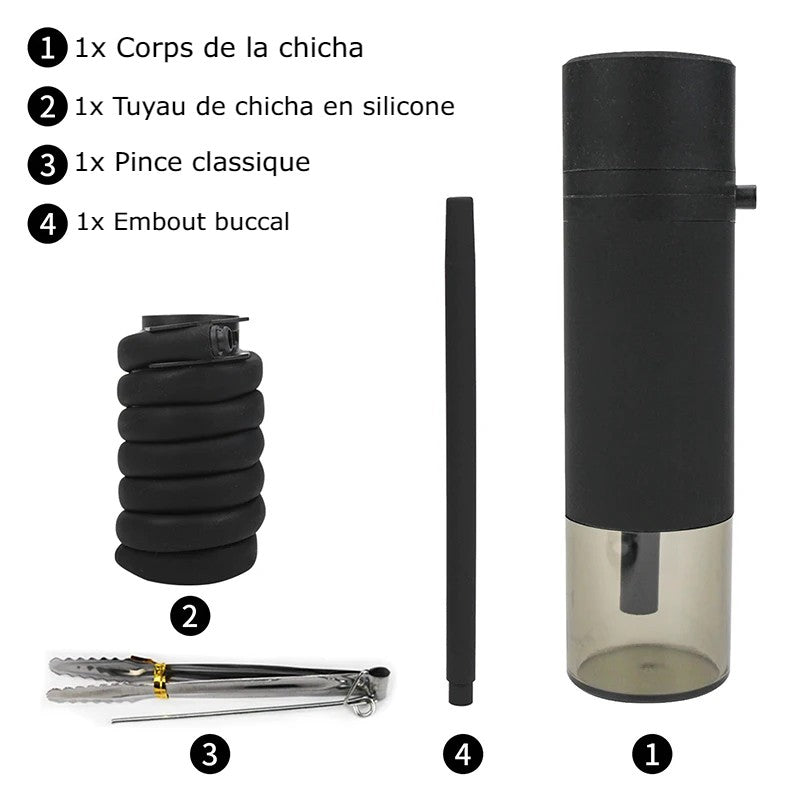 Chicha Coupe Arabe Portable: Le choix tendance des amateurs pour une expérience de fumage supérieure