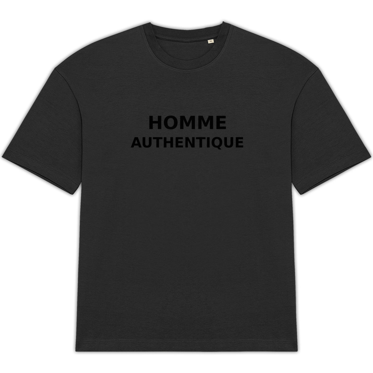 T-shirt Homme – “HOMME AUTHENTIQUE” – Style Minimal & Responsable