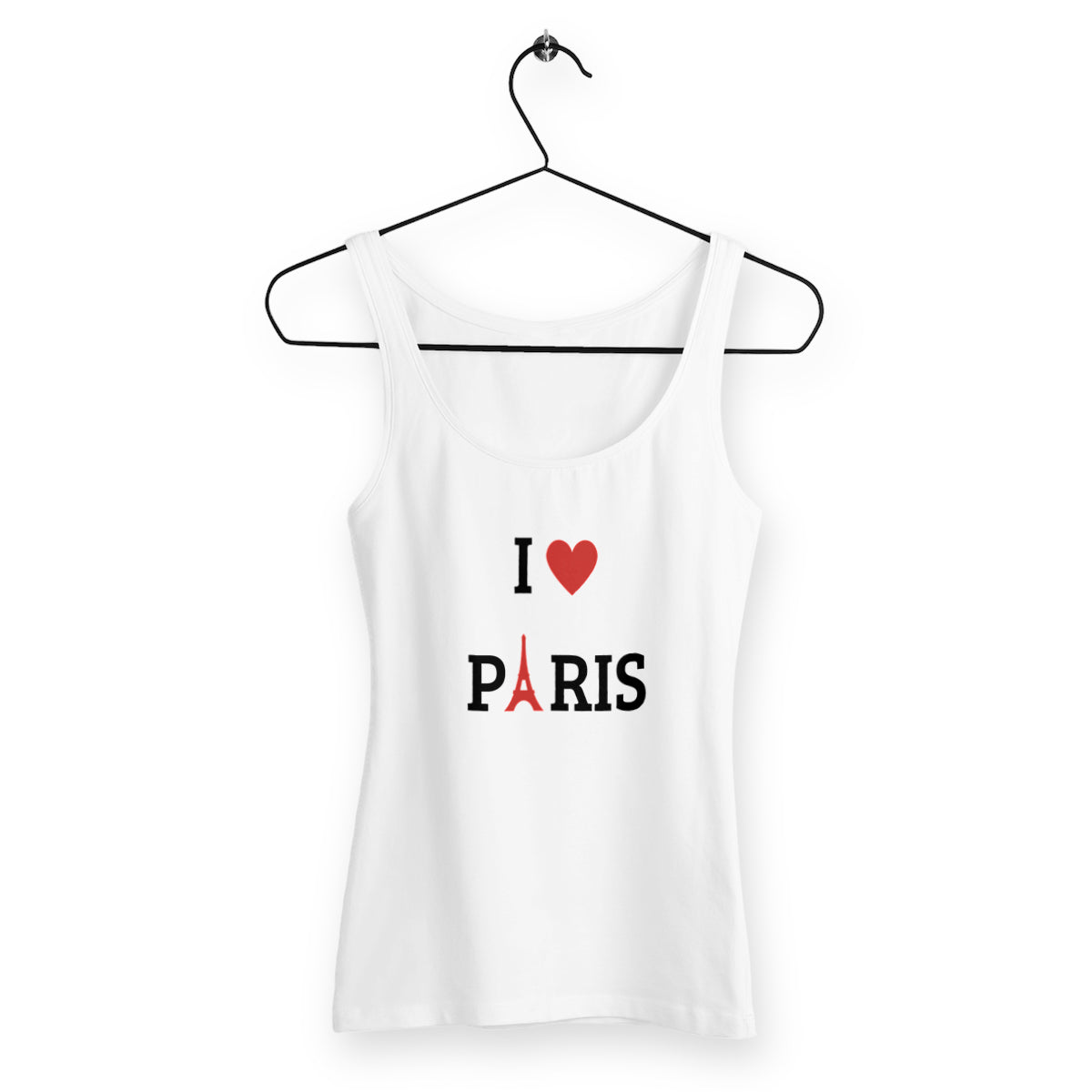 Débardeur Femme Cintré I LOVE PARIS
