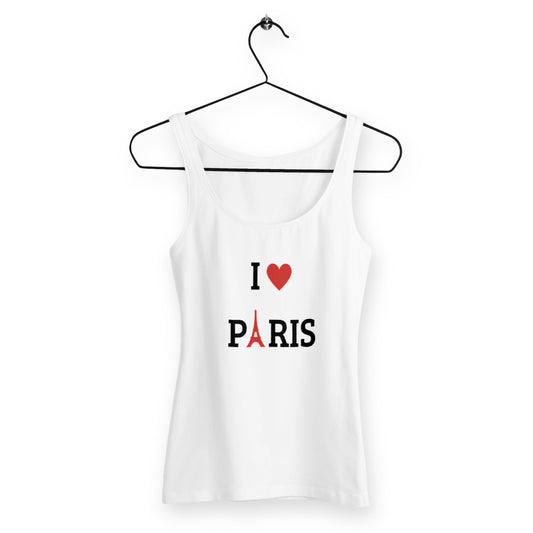 Débardeur Femme Cintré I LOVE PARIS