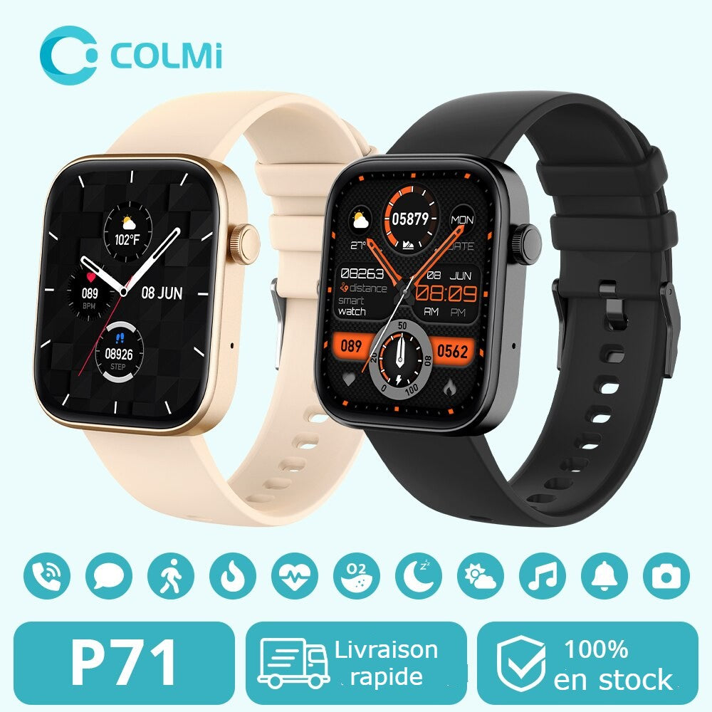 Montre Connectée COLMI P71 avec Appels Vocaux