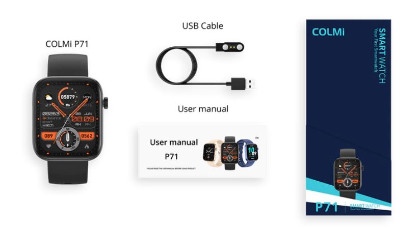 Montre Connectée COLMI P71 avec Appels Vocaux